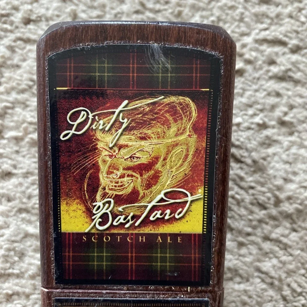 Tap Handle from Founders Brewing Co Dirty Bastard Scotch Ale Beer